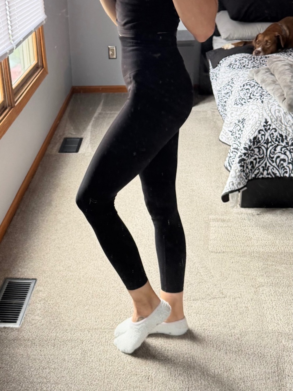 Women’s white slippers